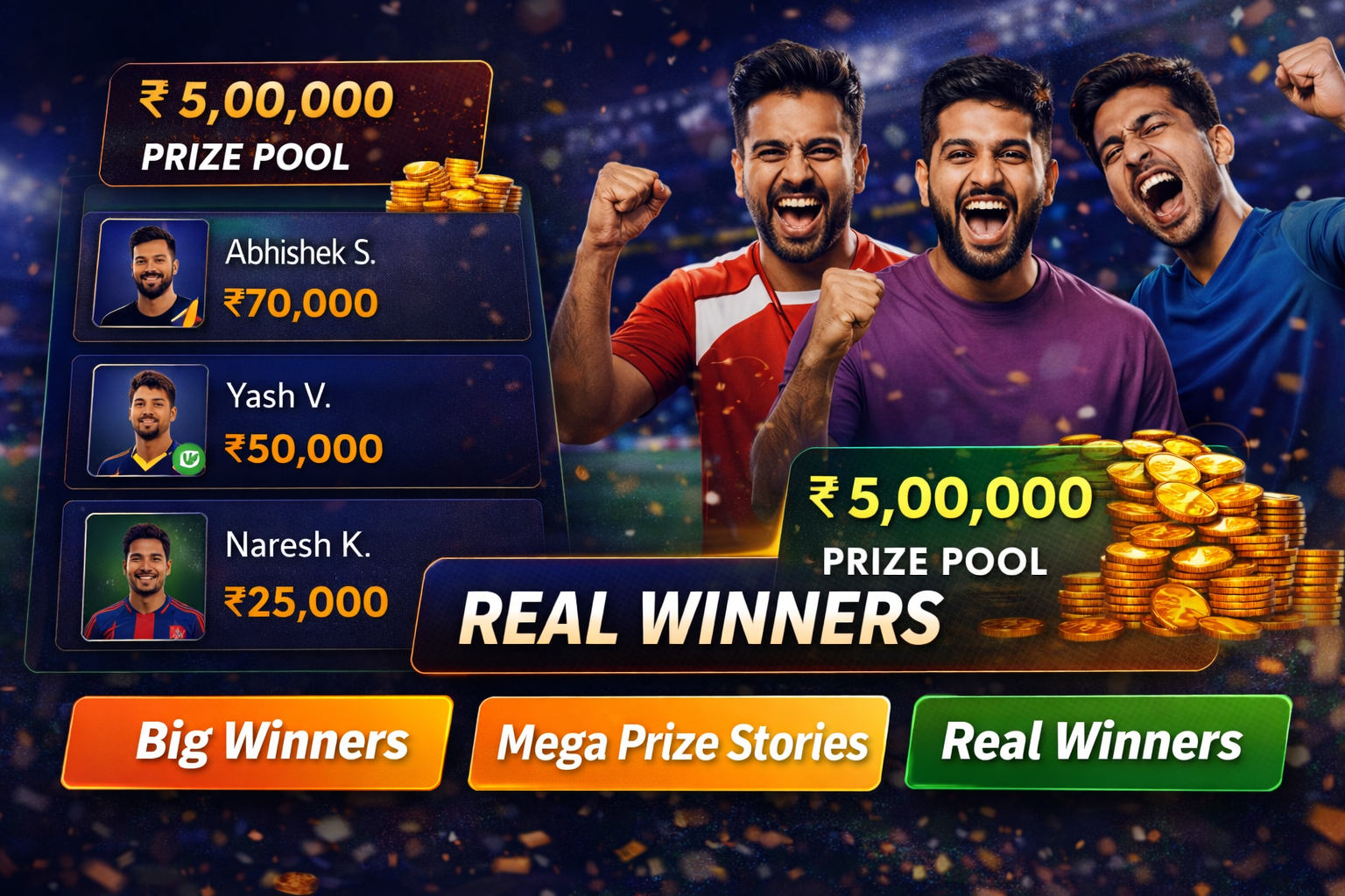 Cricket App Club fantasy cricket result notes